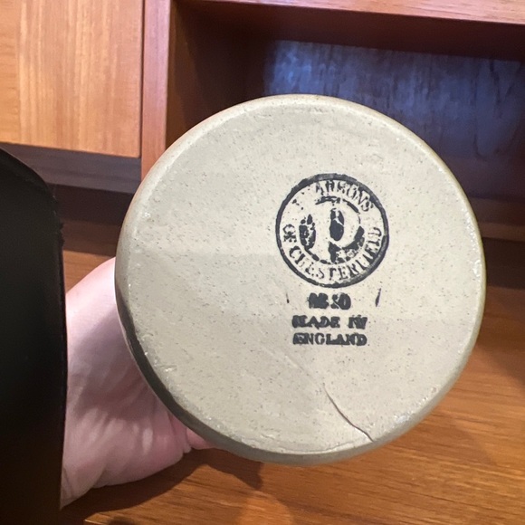 Pearsons of Chesterfield Stoneware oil jug / container Antique - Picture 5 of 7